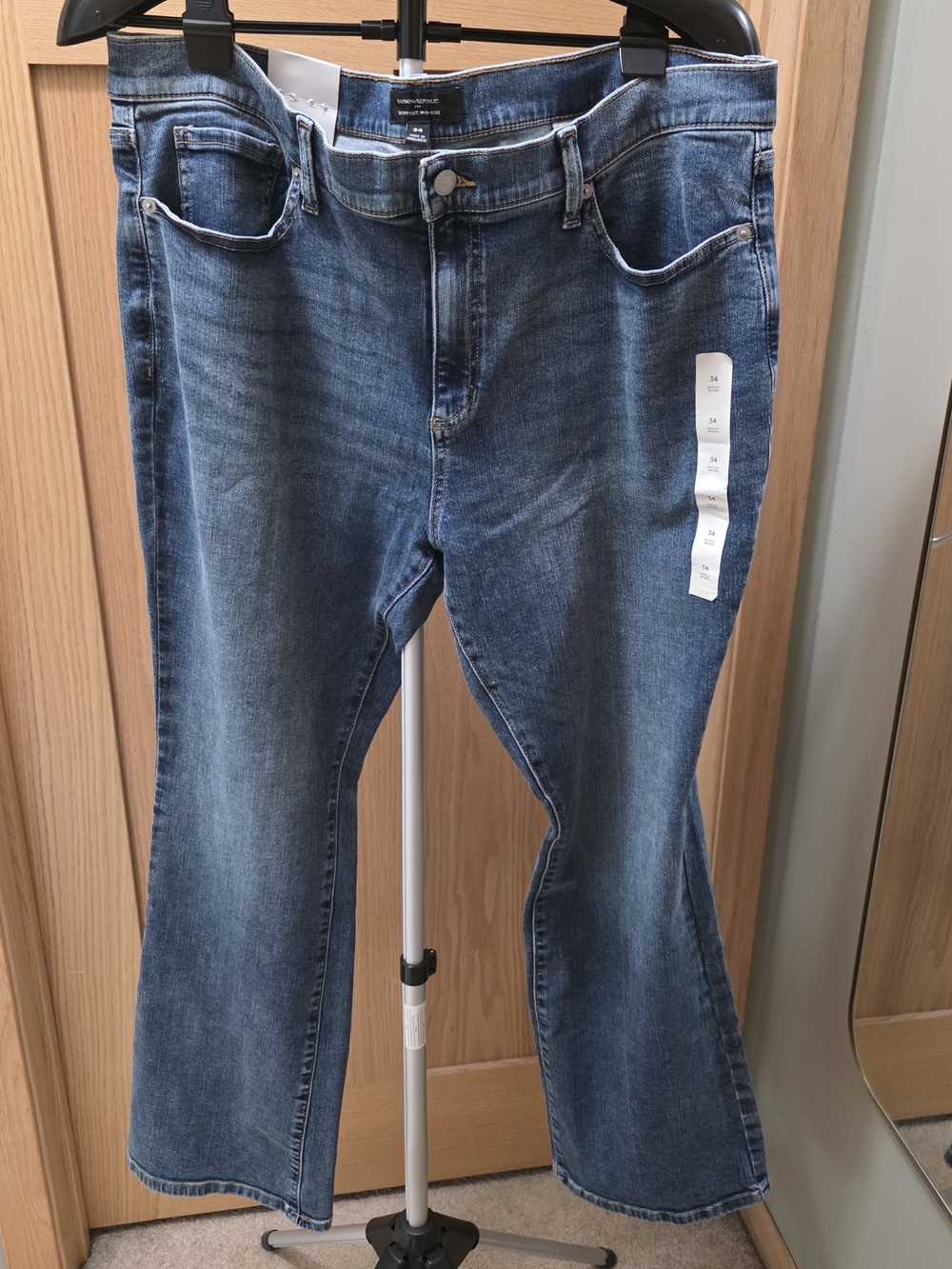 Banana Republic Denim Bootcut Jeans in Blue